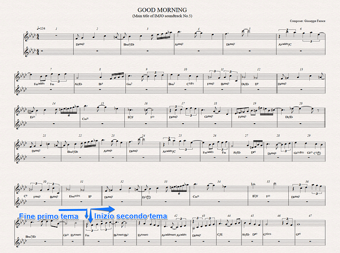 Good Morning - guida: tema e armonia - composer: Giuseppe Farace - all rights reserved